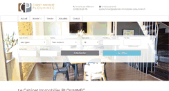 Desktop Screenshot of cabinet-immobilier-plouhinec.fr